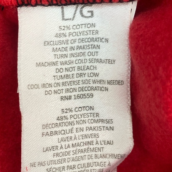 University of Georgia Sweatpants Red & Black Logo Large Erin Andrew’s Men’s NWT - Picture 5 of 6